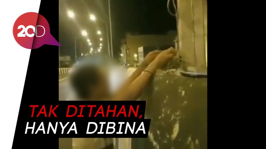 Bocah Main-main Matikan Lampu Flyover, Polisi Turun Tangan