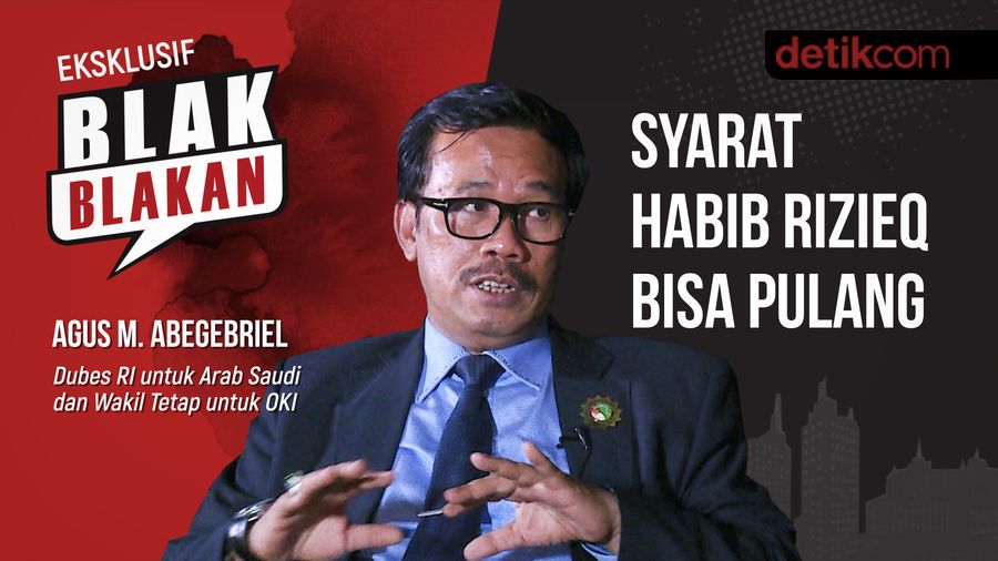 Blak-blakan Dubes Agus Maftuh: Syarat Habib Rizieq Bisa Pulang