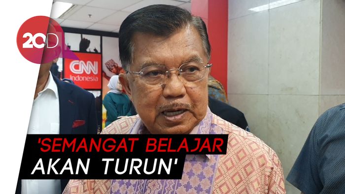 Jusuf Kalla: Jika Tak Ada UN, Generasi Muda Akan Lembek