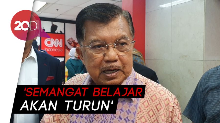 Jusuf Kalla: Jika Tak Ada UN, Generasi Muda Akan Lembek