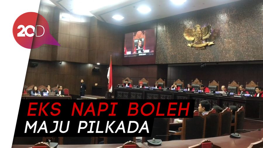 Tok! MK Putuskan Eks Koruptor Boleh Maju Pilkada, Ini Syaratnya