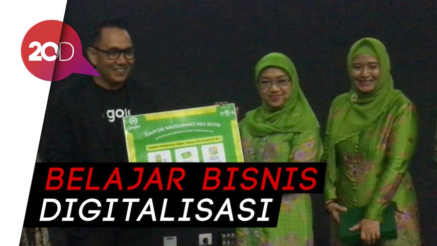 Kilas Balik Setahun Gojek Melatih Ibu-ibu Muslimat NU