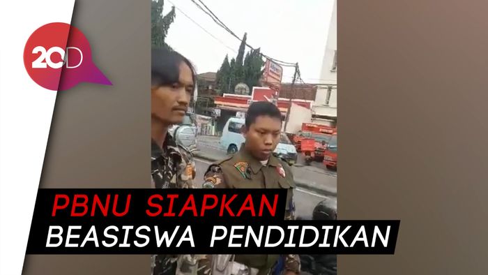 Makian Kafir untuk 2 Kader Banser Berbuah Beasiswa Pendidikan