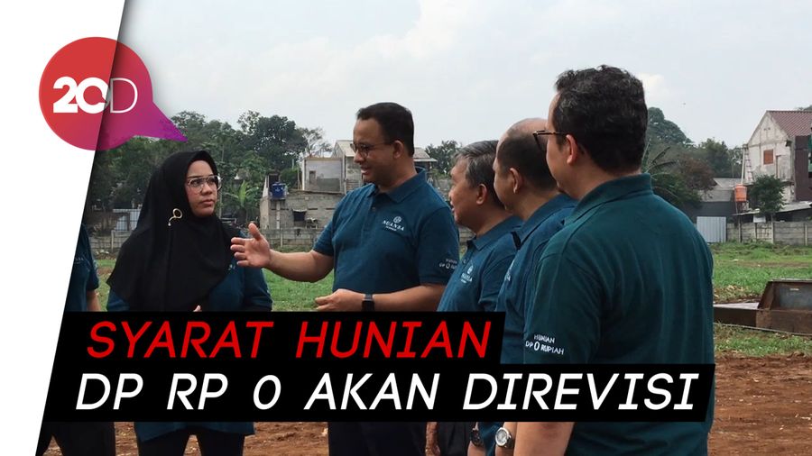 Anies Mau Permudah Warga Punya Rumah, Syarat Hunian DP Rp 0 Direvisi