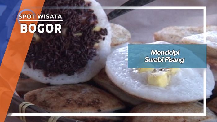 Mencicipi Surabi Pisang, Bogor
