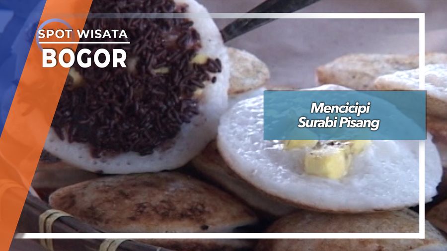 Mencicipi Surabi Pisang, Bogor