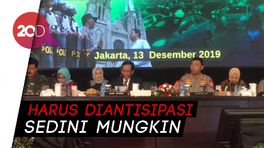 Pengamanan Nataru 2020, Menko Polhukam Soroti Tiga Hal