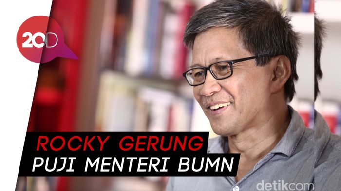 Rocky Gerung Puji Erick Thohir, PPP: Mudah-mudahan Tulus