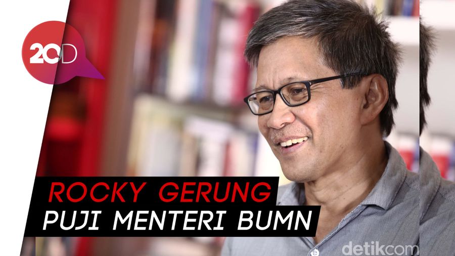 Rocky Gerung Puji Erick Thohir, PPP: Mudah-mudahan Tulus