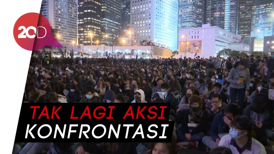 Tren Aksi Damai di Hong Kong