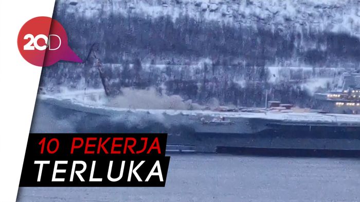  Video Admiral Kuznetsov Kapal Induk Rusia Terbakar