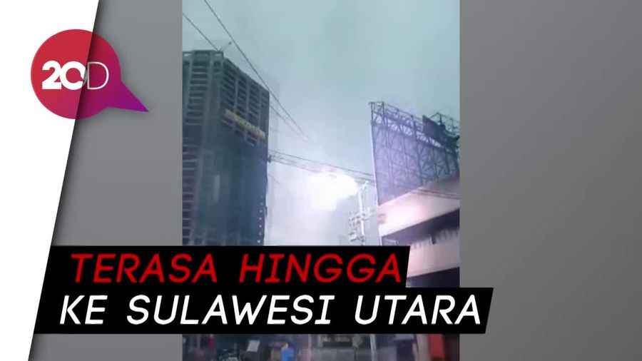 Dahsyat! Gempa M 6,9 Guncang Filipina, Muncul Percikan Listrik