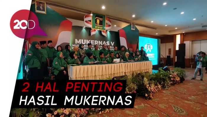 Hasil Mukernas V PPP: Minta Muktamar Dipercepat Usai Pilkada 2020