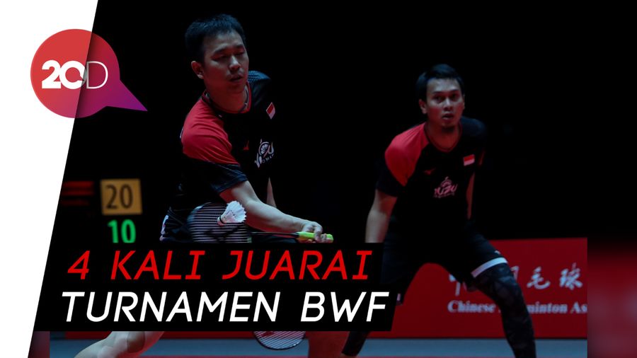 Selamat! Hendra/Ahsan Juarai BWF World Tour Finals 2019