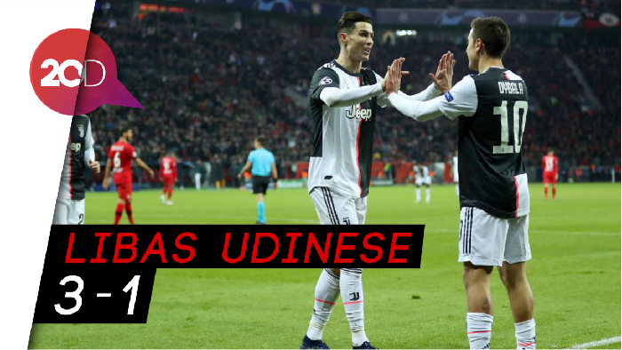 Dua Gol Ronaldo Bantu Kemenangan Bianconeri
