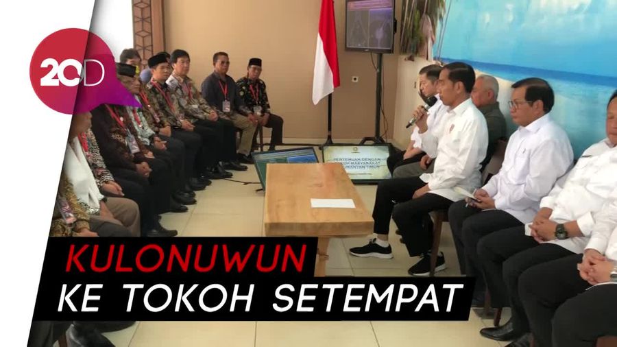 Pindahkan Ibu Kota ke Kaltim, Jokowi Ketuk Pintu Tokoh Masyarakat