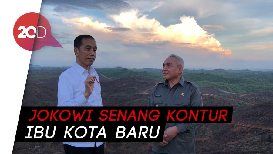Kontur Ibu Kota Baru Berbukit, Jokowi: Sangat Bagus