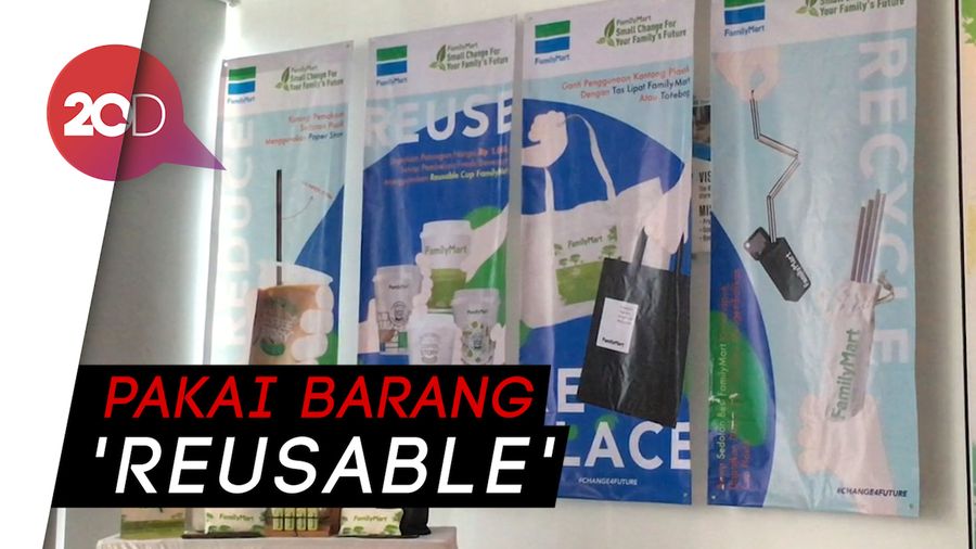 Kurangi Sampah Pastik, FamilyMart Pakai Sedotan Kertas