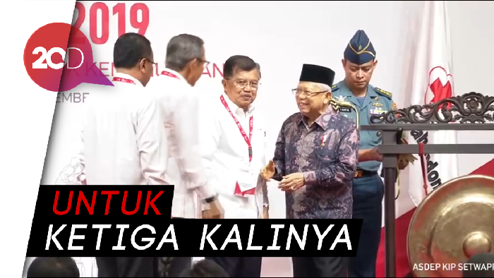 Pantun JK Usai Terpilih Kembali Sebagai Ketum PMI