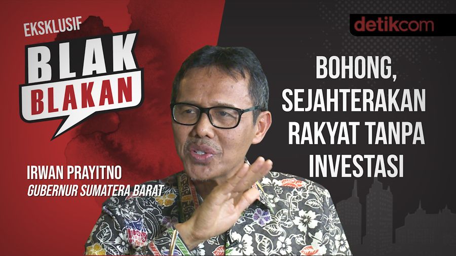 Blak-blakan Gubernur Sumbar: Bohong, Sejahterakan Rakyat Tanpa Investasi