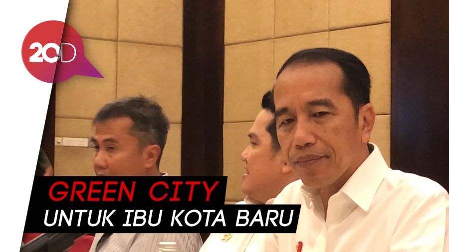 Jokowi Pastikan Tak Ada Pabrik di Ibu Kota Baru