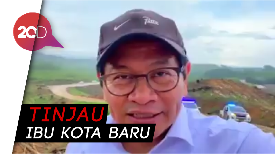 Pramono Nge-vlog Bareng Menteri di Bukit Berlumpur Ibu Kota Baru  