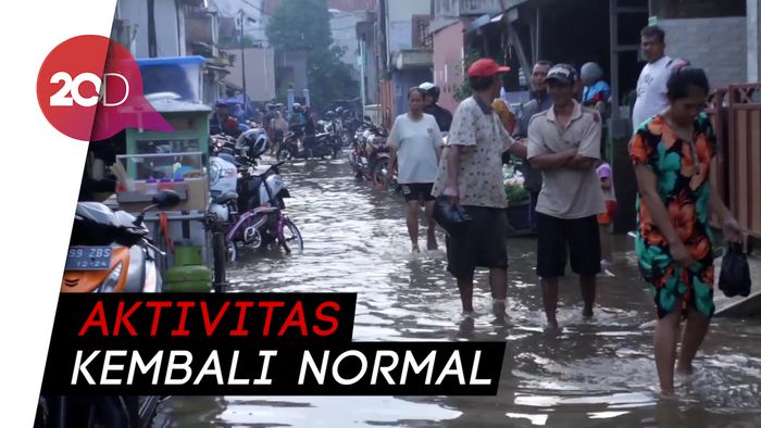 Banjir di Dayeuhkolot Berangsur Surut