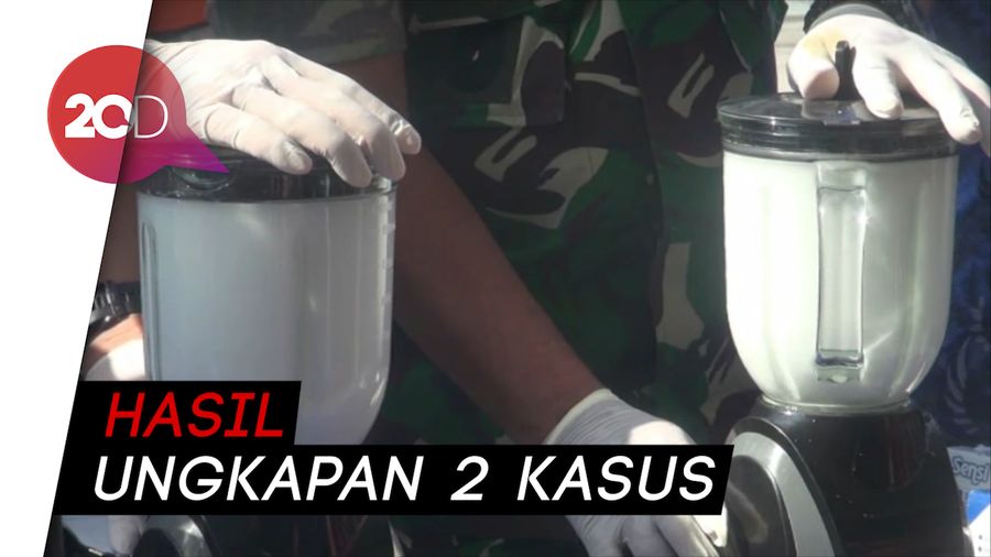 Video Polisi Blender 6,3 Kg Sabu di Makassar