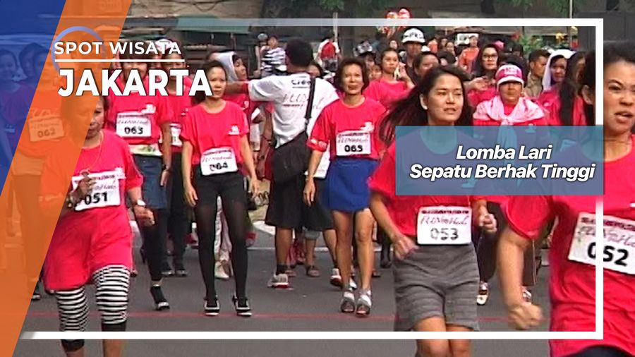 Lomba Lari Sepatu Berhak Tinggi Kebon Kacang Jakarta