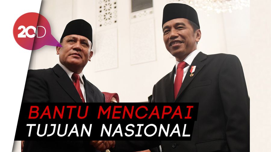 Ini Pesan Jokowi ke Pimpinan KPK yang Baru