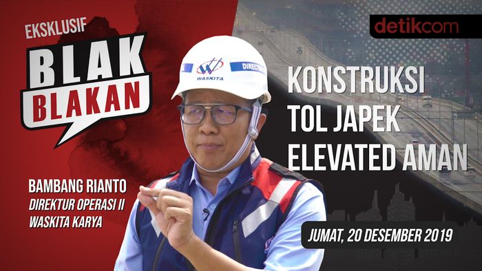 Tonton Blak-blakan Bos Waskita: Konstruksi Tol Japek Elevated Aman