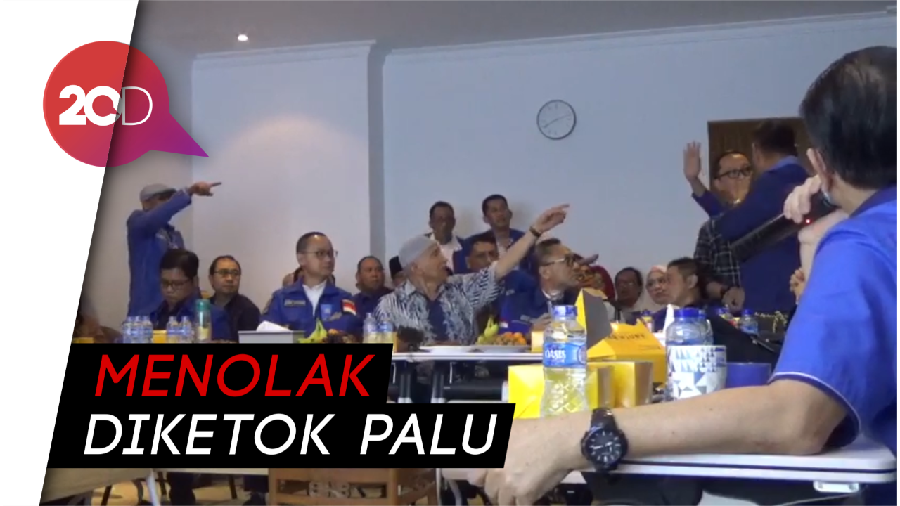 Momen Rapat Internal DPP PAN Sesaat Sebelum Terjadi Kericuhan