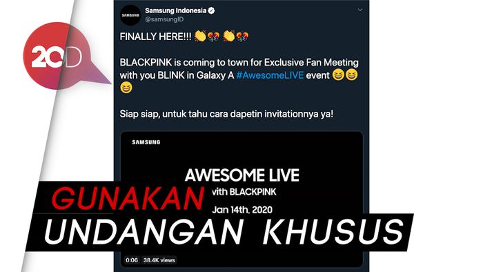 Catat! Tanggal Fanmeeting BLACKPINK di Jakarta Bareng Samsung