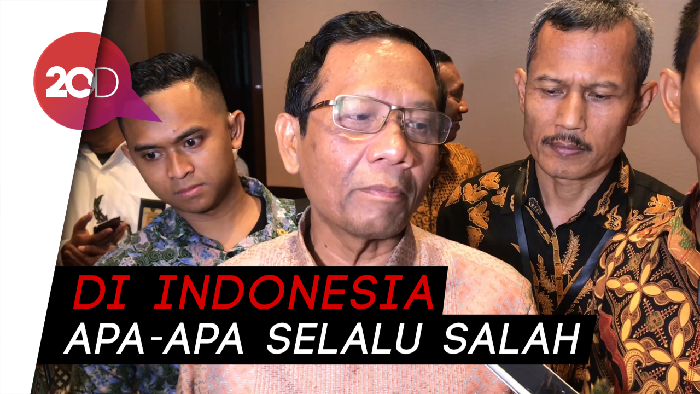 Dewas KPK Dituduh Berisi Orang Jokowi, Mahfud MD: Namanya Demokrasi