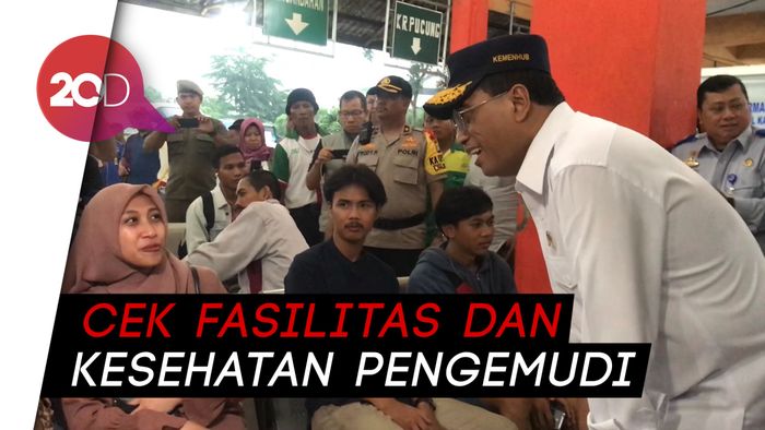 Jelang Natal, Menhub Tinjau Terminal Kampung Rambutan