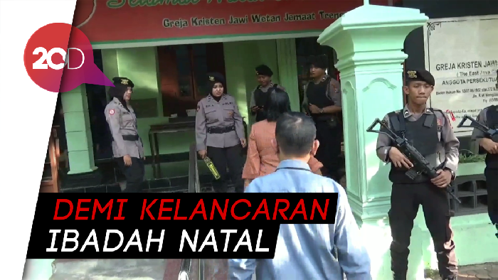 Polisi Sisir Gereja di Trenggalek, Pastikan Natal Aman