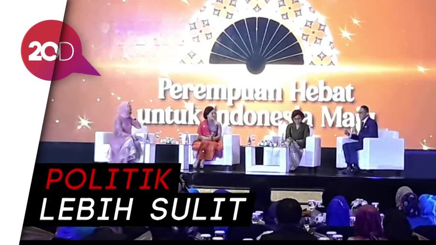 Cerita Sri Mulyani: Perempuan Pilih Jadi Profesional Ketimbang Berpolitik