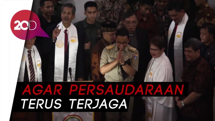 Pantau GPIB Immanuel, Anies Harap Jemaat Selalu Mendoakan Jakarta