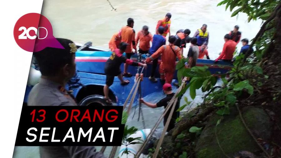 Bus Terjun ke Jurang di Pagar Alam, 25 Orang Tewas