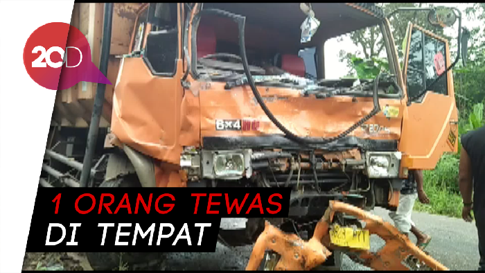 Dua Truk Tabrakan Maut di Jambi, 1 Orang Tewas dan 4 Luka-luka