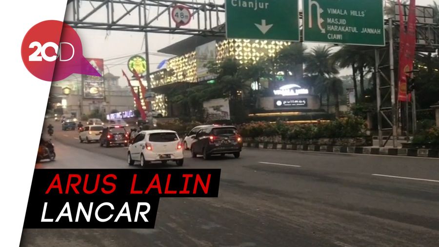 Arus Lalin Puncak Lancar, Sistem One Way Dipangkas 2 Jam