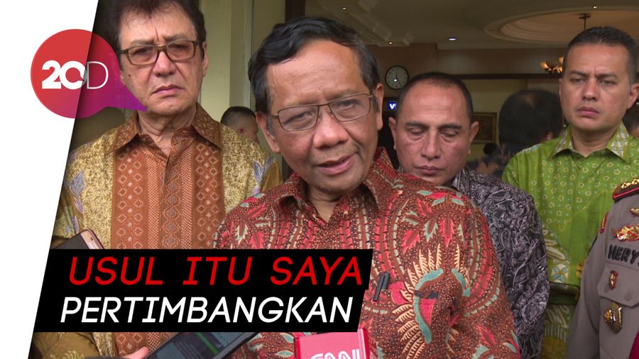 Diminta Hendropriyono Bantu TNI Tuntaskan OPM, Mahfud: Kita Tampung