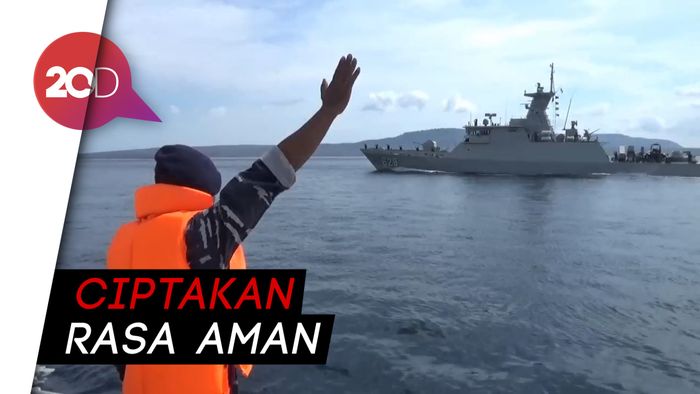 Jelang Tahun Baru, 4 Kapal TNI-Polri Siaga di Selat Bali