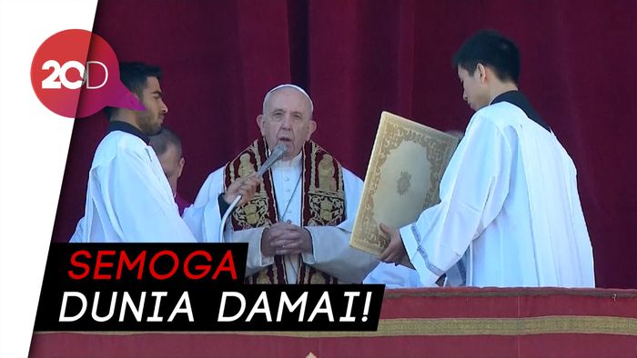 Pesan Perdamaian Paus Fransiskus di Hari Natal