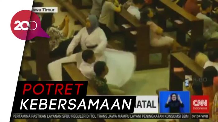 Wujud Toleransi, Tarian Sufi Usai Misa Natal  