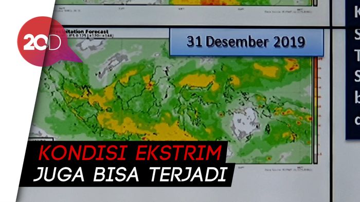 BMKG Prediksi Tahun Baru 2020 Diguyur Hujan