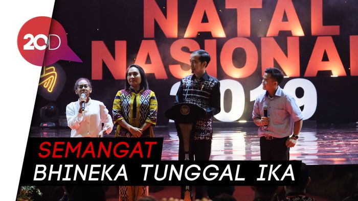Hadiri Perayaan Natal Nasional, Jokowi: Saya Rasakan Sukacita dan Rukun