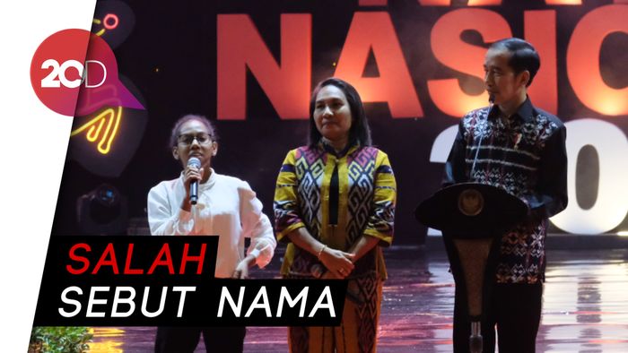 Kocak! Ditanya Namanya Sama Jokowi, Wanita NTT Ini Malah Ngegas