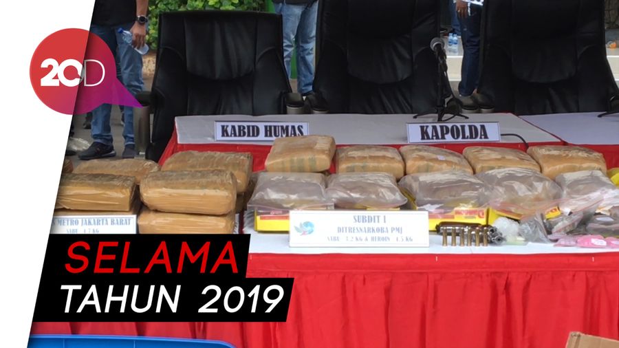  Polda Metro Gagalkan Peredaran Narkoba 770 Kg, 47 Tersangka Diamankan