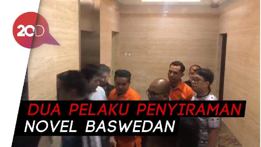 Berbaju Tahanan, Ini Tampang Dua Pelaku Penyiraman Novel Baswedan
